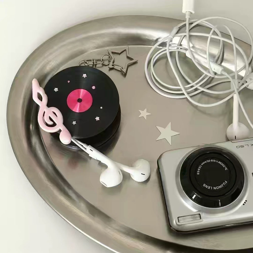Cable Winder Keychain - Kawaii Record Cable Organizer – Star