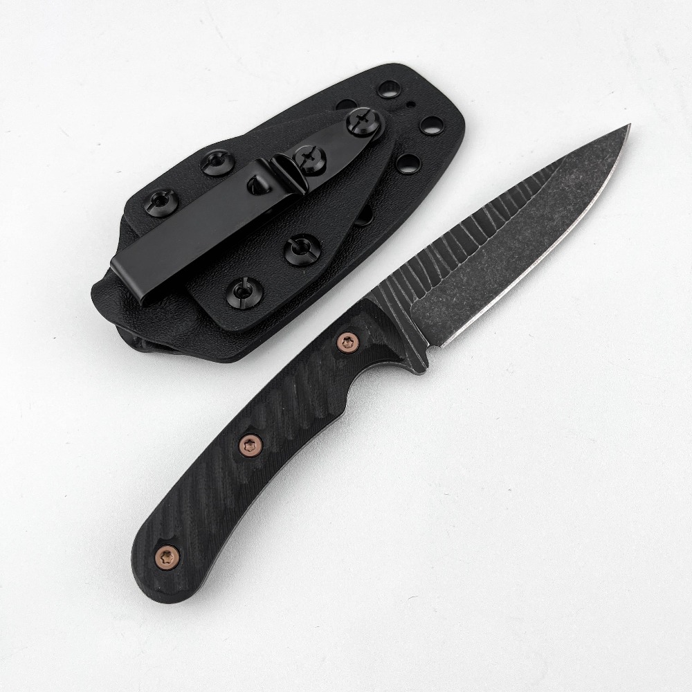 Edc Carry Knife - Full Tang Bushcraft Knife D2 Blade