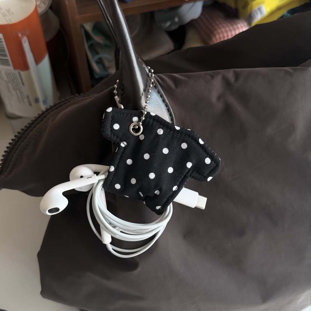 Clothing Shaped Cable Organize - Cable Winder Keychain recension och pris