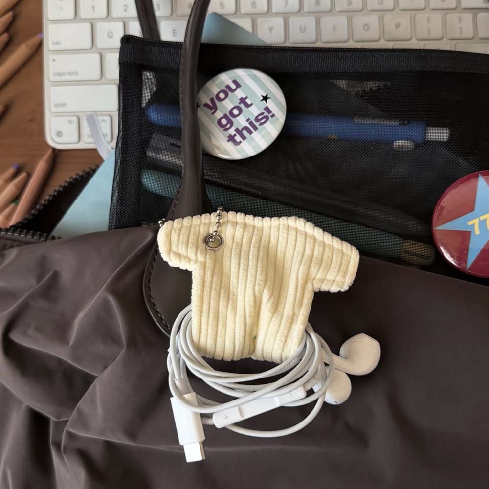 Clothing Shaped Cable Organize - Cable Winder Keychain recension och pris