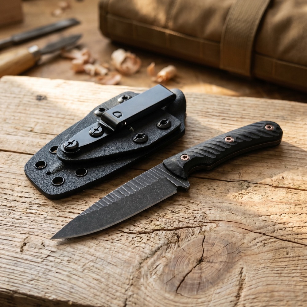 Full Tang Bushcraft Knife D2 B - Edc Carry Knife recension och pris