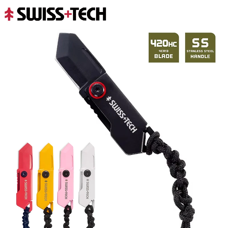 SWISS TECH Mini Pocket Knife F - Edc Carry Knife recension och pris
