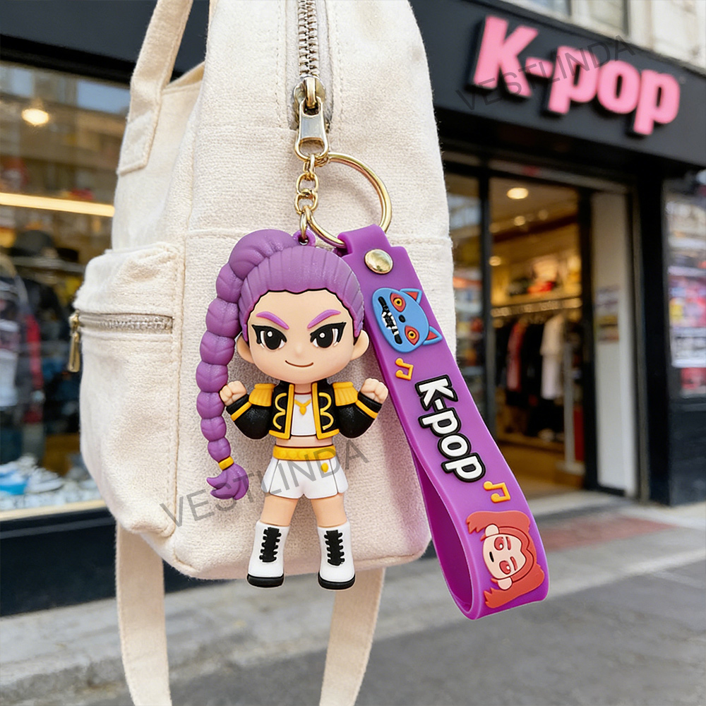 Hot-selling KPop Demon Hunter  - Carabiner Keychain recension och pris