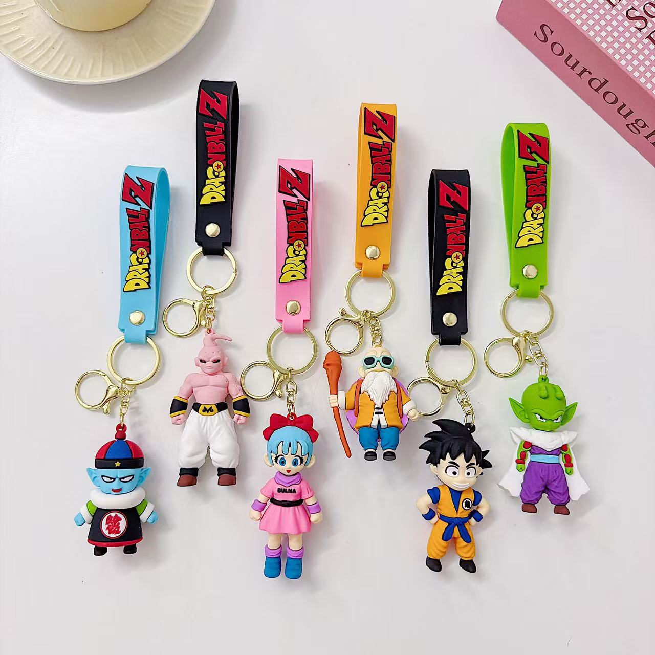 1/6pcs Dragon Ball Anime Keych - Carabiner Keychain recension och pris