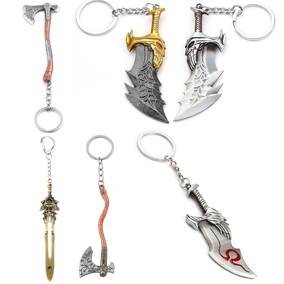 God of War 4 Kratos Sword Keyc - Carabiner Keychain recension och pris