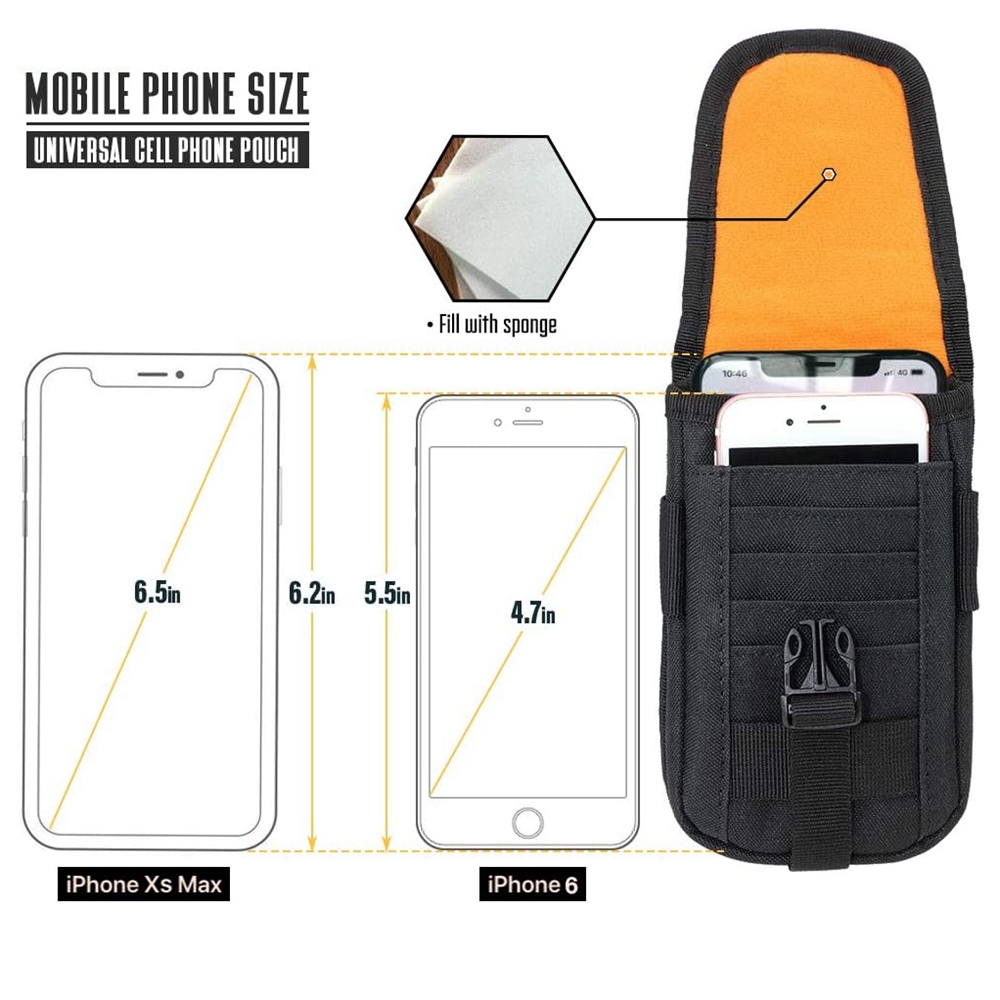 Tactical Phone Pouch Molle,Sma - Edc Carry Pouch recension och pris