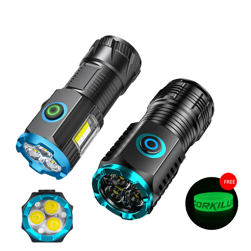 Type-C USB Rechargeable Pocket - Edc Carry Flashlight recension och pris