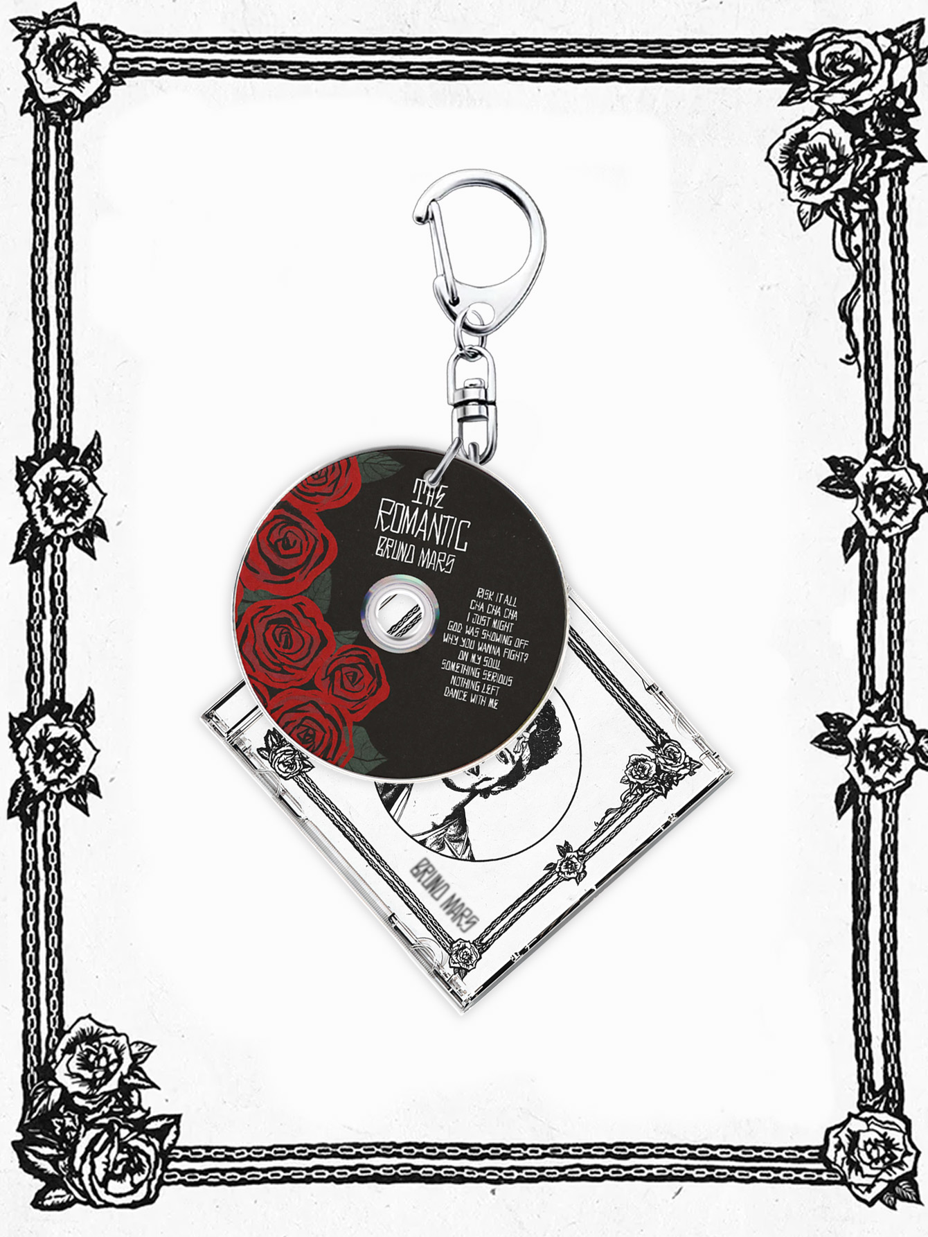 Bruno Keychain，The Romantic，Ma - Carabiner Keychain recension och pris