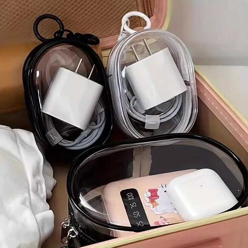 Multifunctional Clear Data Cab - Cable Winder Keychain recension och pris