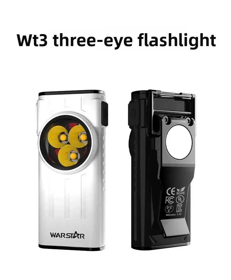 EDC LED Flashlight Portable Ke - Edc Carry Flashlight recension och pris