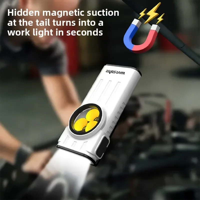 EDC LED Flashlight Portable Ke - Edc Carry Flashlight recension och pris