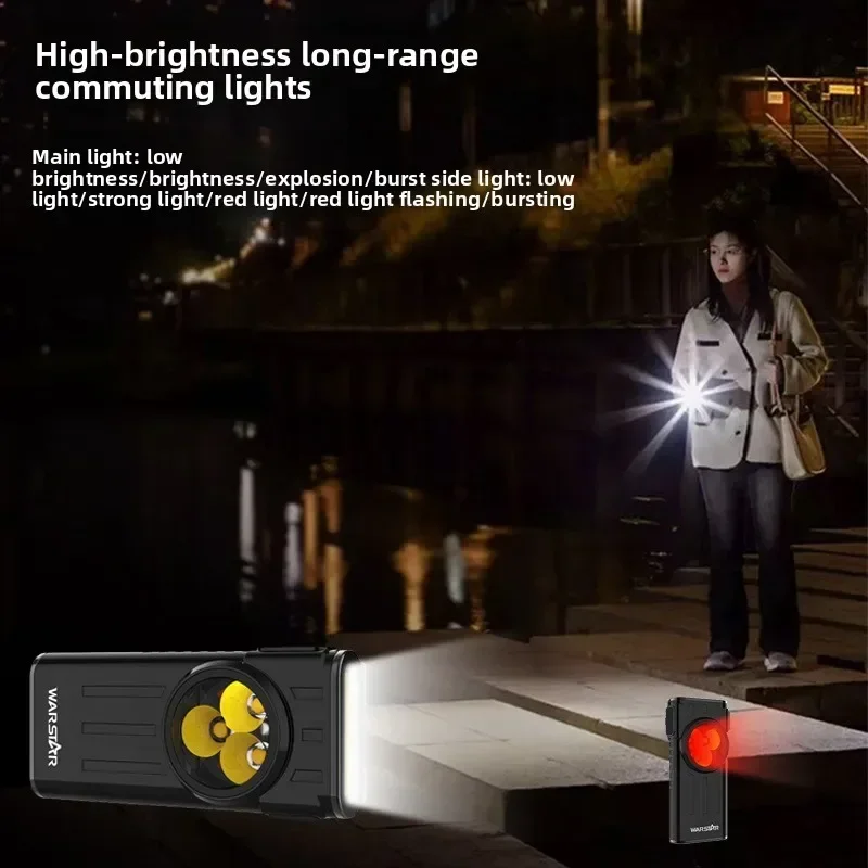 EDC LED Flashlight Portable Ke - Edc Carry Flashlight recension och pris