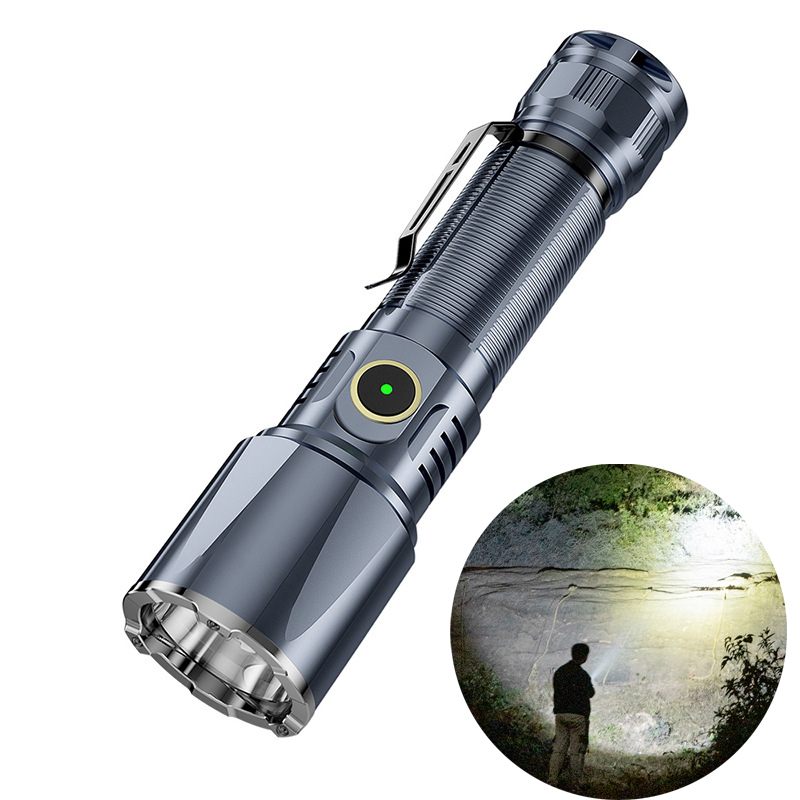 Type-C USB Rechargeable 21700  - Edc Carry Flashlight recension och pris