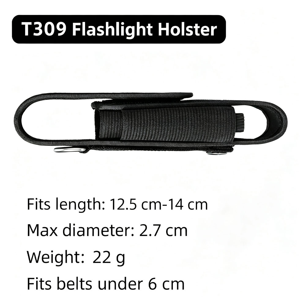 T309 Tactical Flashlight Pouch - Edc Carry Flashlight recension och pris