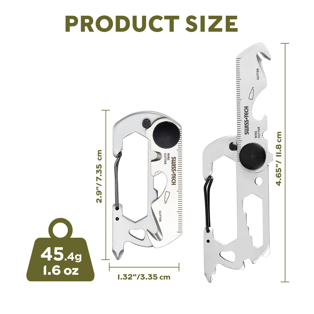 SWISS TECH 13 In 1 Mini Protab - Edc Carry Knife recension och pris