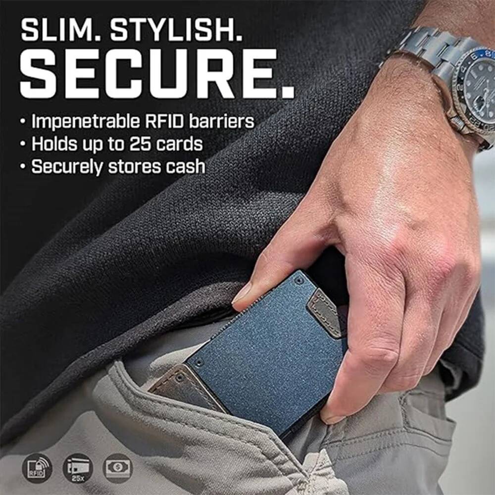 OUIO Men's RFID Blocking Minim - Money Clip Magnetic recension och pris