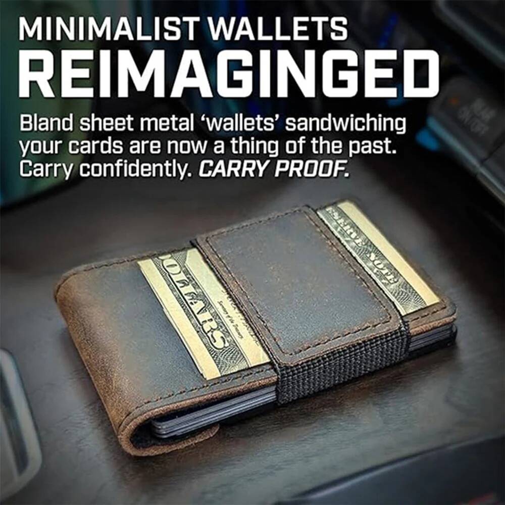 OUIO Men's RFID Blocking Minim - Money Clip Magnetic recension och pris
