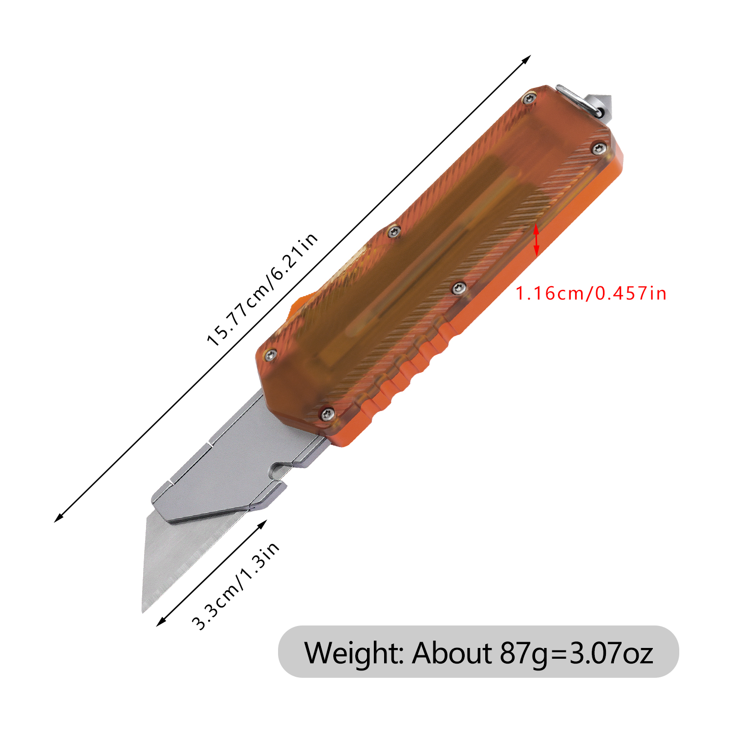 Two-piece aluminum alloy combi - Edc Carry Piece recension och pris