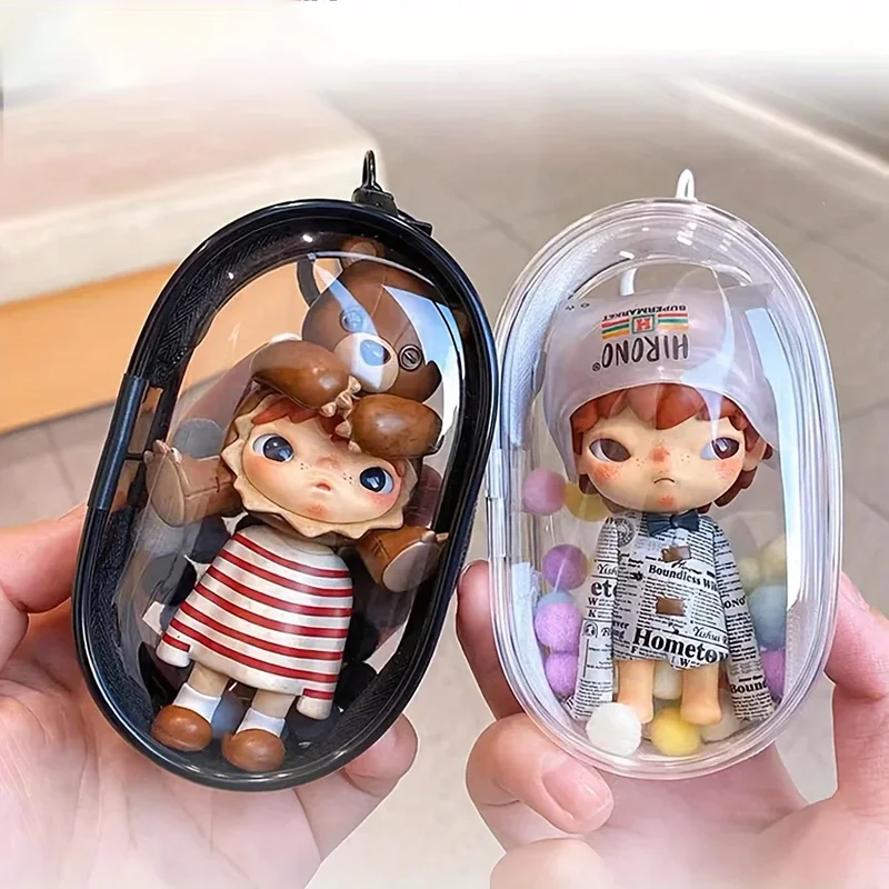 Portable Mini Clear Zipper Sto - Cable Winder Keychain recension och pris
