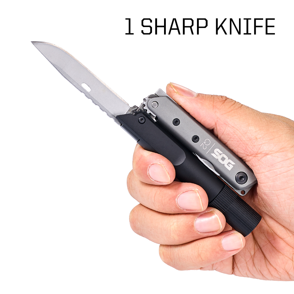 SOG BATON Q2 4 in 1 Multi-Tool - Edc Carry Flashlight recension och pris
