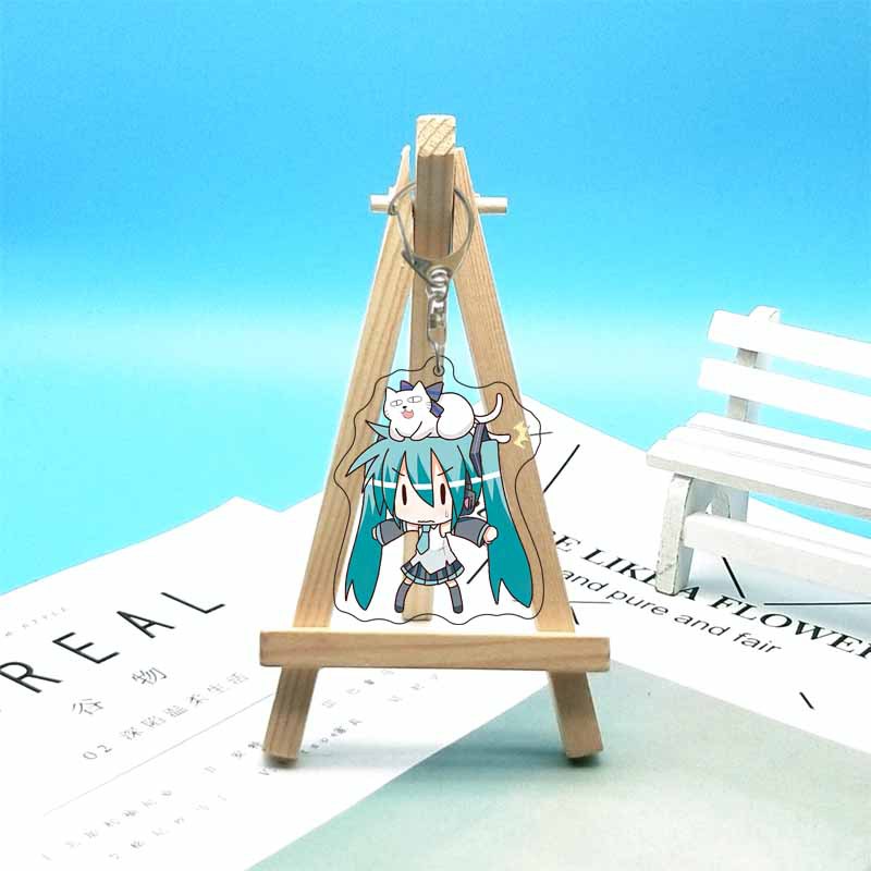 Hatsune Miku Anime Acrylic Cut - Carabiner Keychain recension och pris