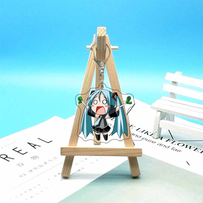 Hatsune Miku Anime Acrylic Cut - Carabiner Keychain recension och pris