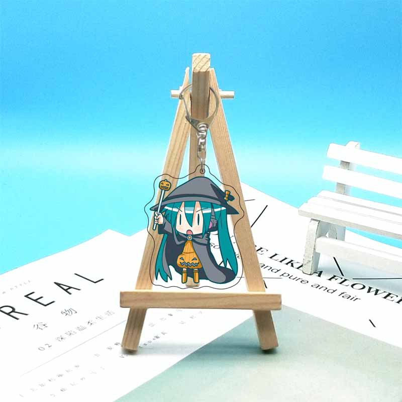Hatsune Miku Anime Acrylic Cut - Carabiner Keychain recension och pris