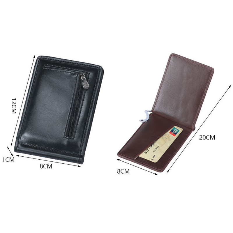 New Mini Men's Leather Money C - Money Clip Magnetic recension och pris
