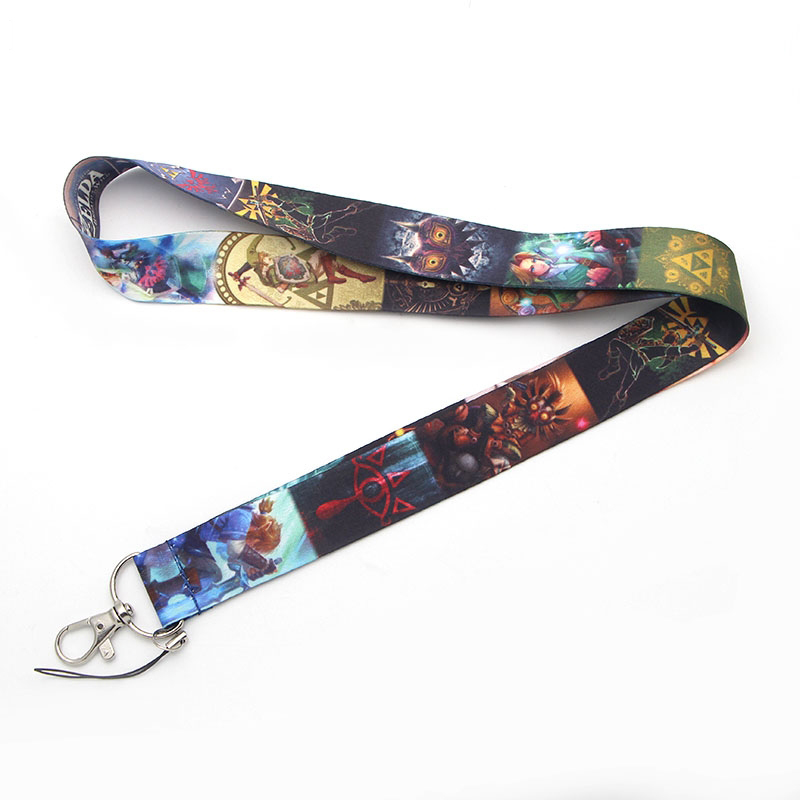 Cartoon Game Lanyards for Key  - Carabiner Keychain recension och pris
