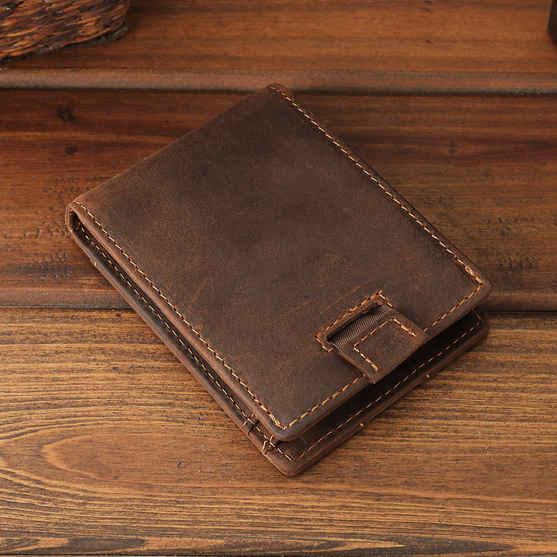 Genuine Leather Money Clip Wal - Money Clip Magnetic recension och pris