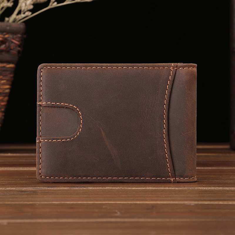 Genuine Leather Money Clip Wal - Money Clip Magnetic recension och pris